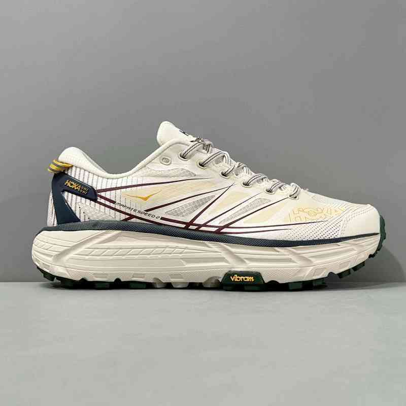 DF版本 玛法特2/棕色1126851-ALK HOKA ONE ONE Mafate Speed 2 轻盈舒适 低帮 越野跑步鞋 男女同款 棕色