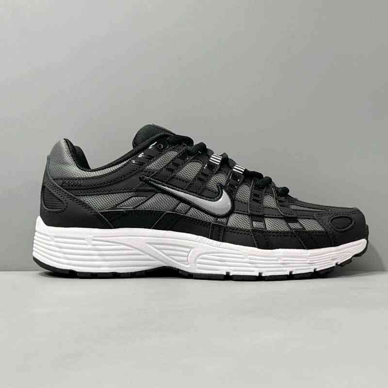 V版顶级 黑灰CD6404-003 Nike P-6000 透气 运动 合成革防滑轻便 低帮 休闲跑步鞋 男女同款 黑灰