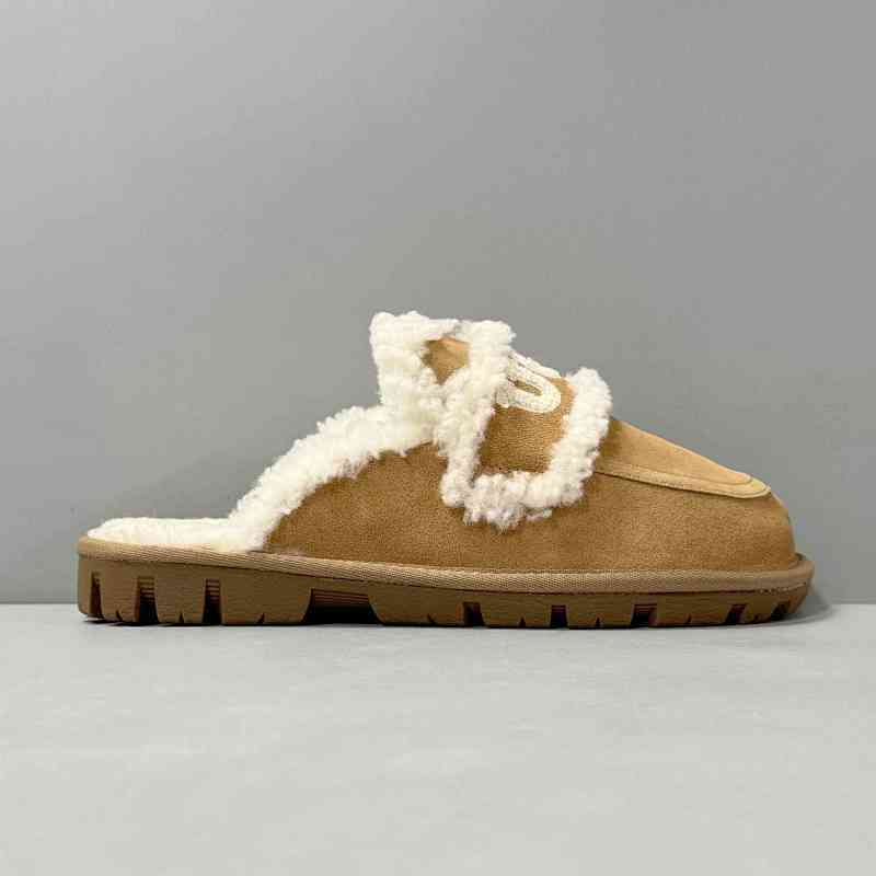 BK版本 科凯特2.0-栗子棕OB938/CHE UGG W Classic Coquette Clog Slipper  II 科凯特2.0系列 时尚居家 穆勒风 包头舒适保暖露跟半拖鞋