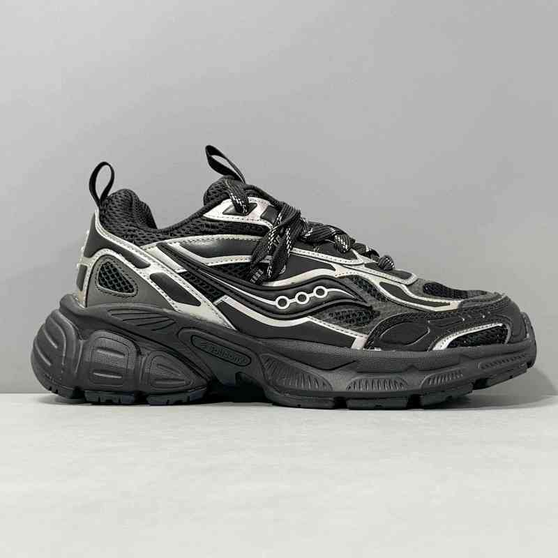 LG版本 黑银色S79053-2 索康尼Saucony 2K CAVALRY 大2K 合成革 复古 防渭耐磨 低帮 生活休闲鞋 男女同款 黑银色