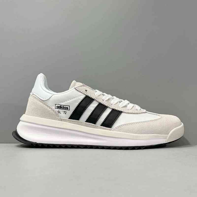 XG版本 2代-米白黑JI2509 阿迪达斯三叶草adidas originals SL 72 RTN 舒适 防滑耐磨 低帮生活休闲鞋