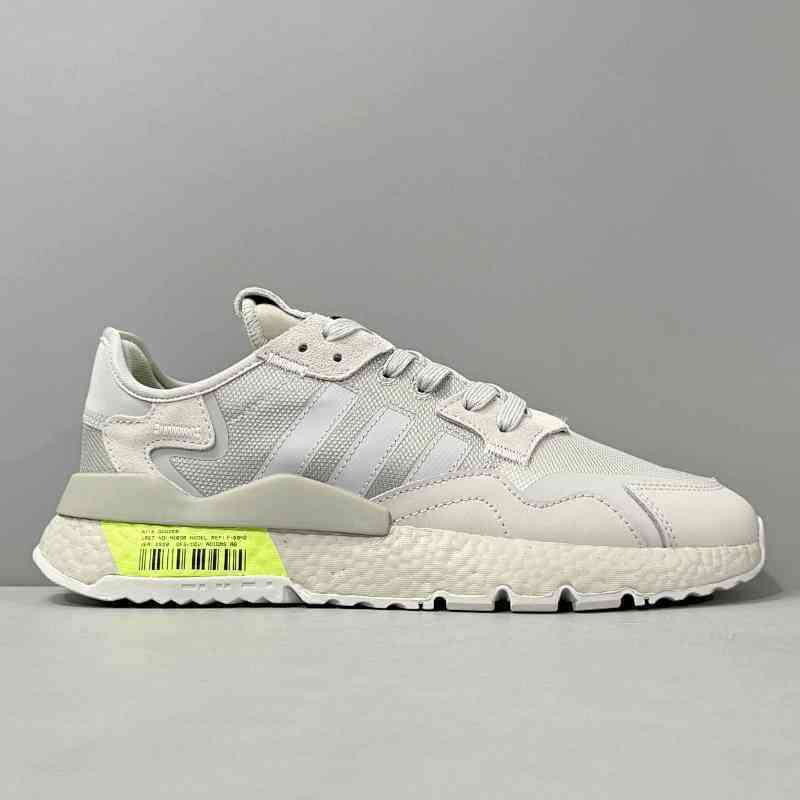 CG版本 棕灰FV3619 阿迪达斯三叶草adidas originals Nite Jogger 尼龙 运动舒适 减震防滑耐磨 低帮 生活休闲鞋 男女同款 灰色