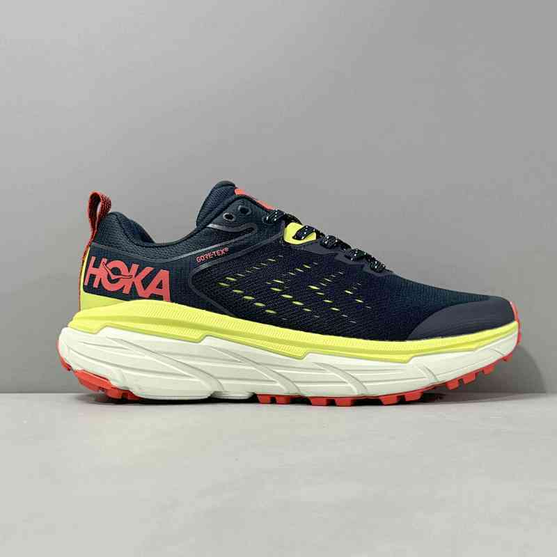 LH版本 挑战者6-蓝绿1116876-0SBT HOKA ONE ONE Challenger ATR 6 越野 织物减震防滑耐磨 低帮跑步鞋 男款 蓝绿