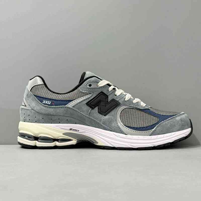 炸天版本 灰蓝黑M2002RU2  新百伦NB2002R  JJJJound x New Balance 2002R 防滑耐磨 低帮跑步鞋 男女同款