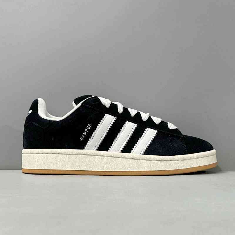 BL版本 黑白生胶HQ8708 阿迪达斯 三叶草 Adidas originals Campus 00s 防滑耐磨低帮板鞋 男女款