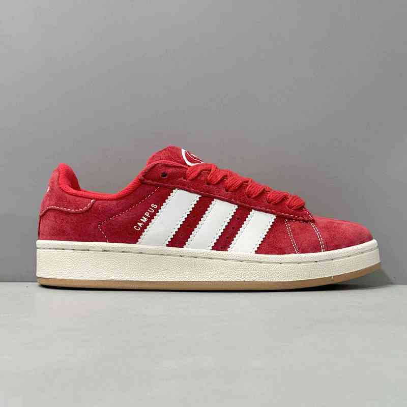 H1版本 红白H03474 阿迪达斯 三叶草 Adidas originals Campus 00s 防滑耐磨低帮板鞋 男女款