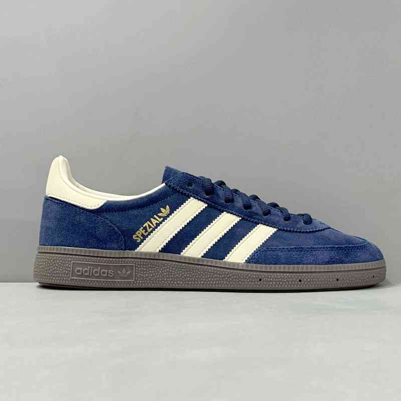 V版顶级 SP深蓝色IF7087 阿迪达斯三叶草adidas originals 减震耐磨轻便透气 低帮 板鞋 男女同款 深蓝色