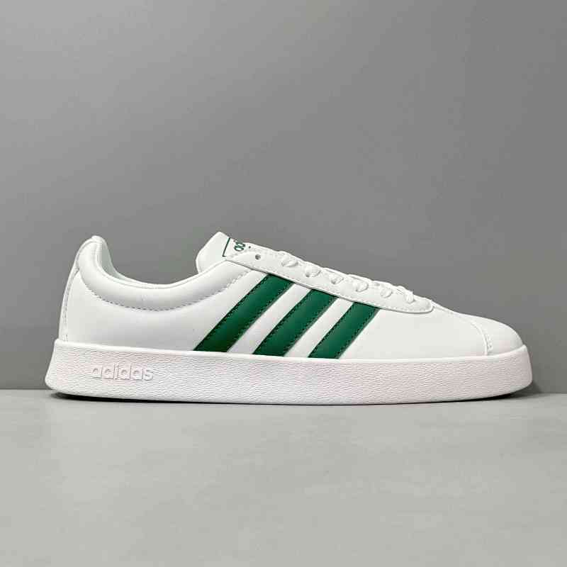NEO白绿EE6814 阿迪达斯三叶草adidas neo VL Court 2.0 包裹性 低帮 板鞋 男款白绿