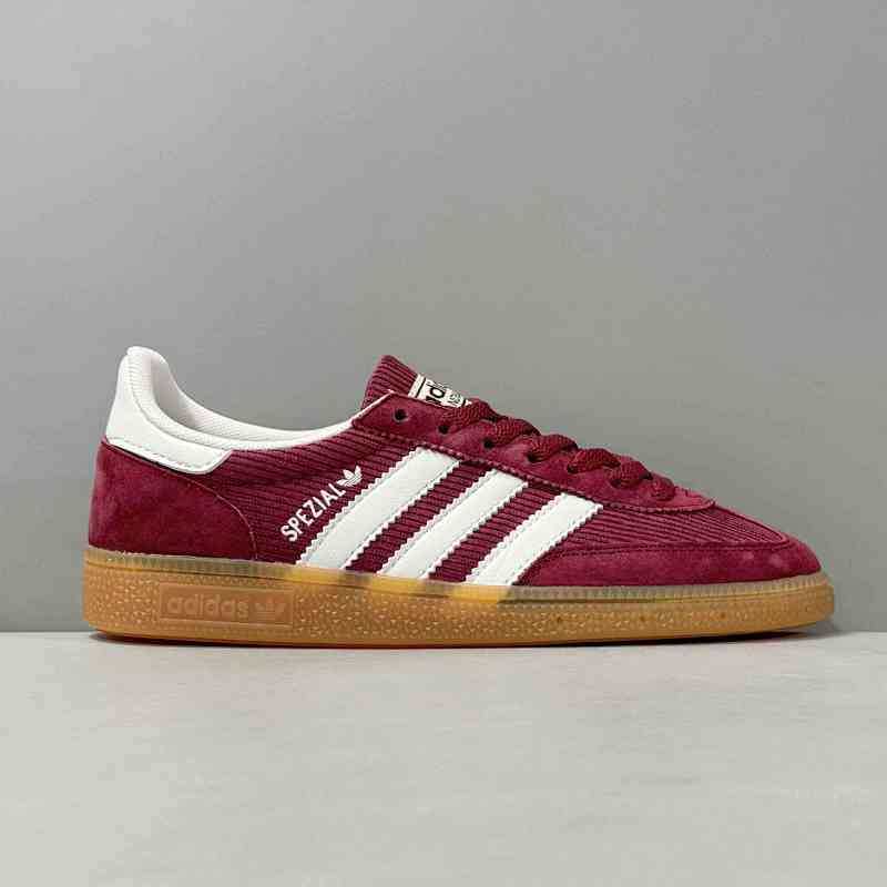 KK版本 SP酒红白IG1798  阿迪达斯三叶 adidas originals HANDBALL SPEZIAL 舒适时尚防滑耐磨 低帮 板鞋 女款