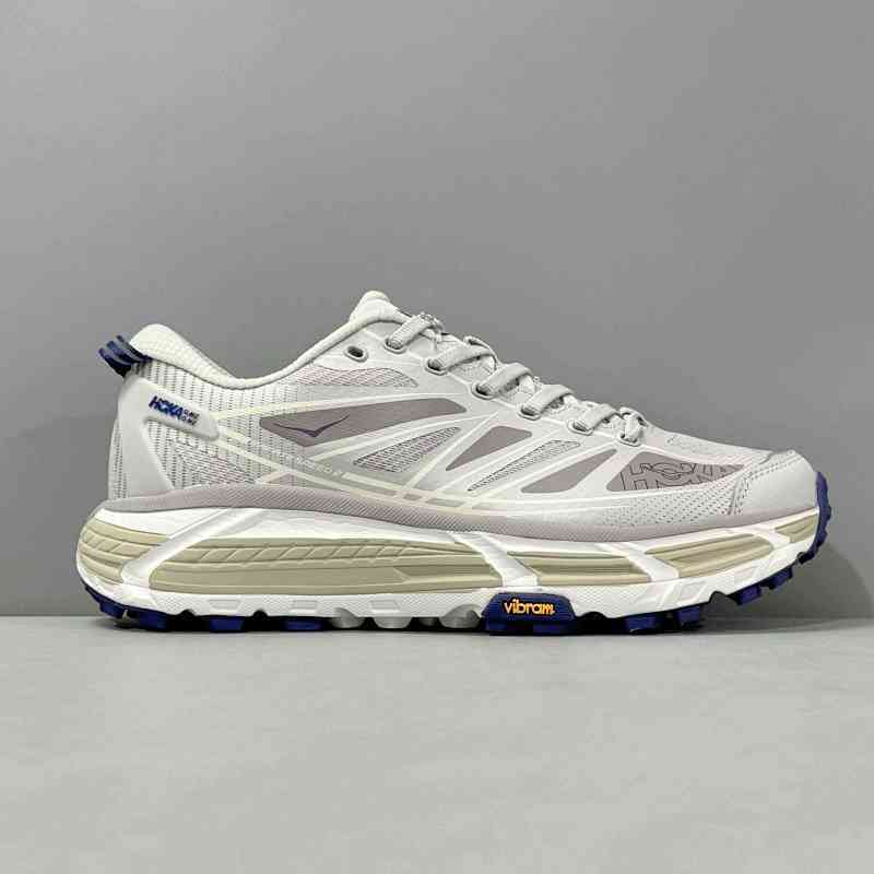 DF版本 玛法特2/灰蓝1126851-0PR HOKA ONE ONE Mafate Speed 2 舒适百搭减震耐磨 低帮 休闲跑步鞋 男款 灰蓝