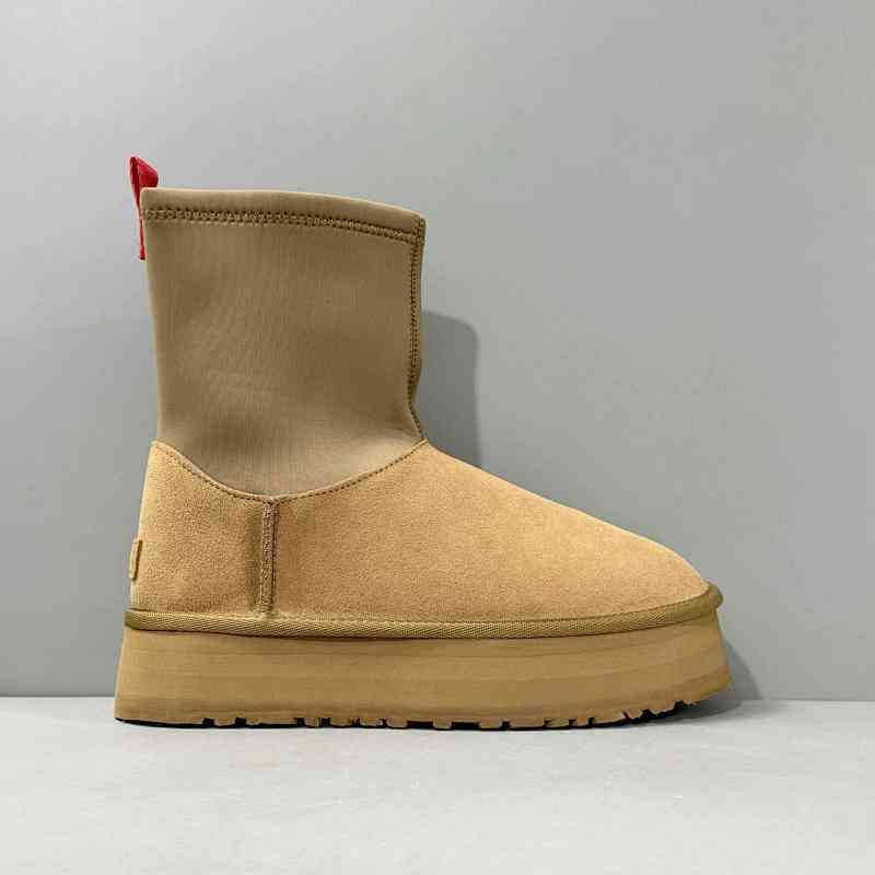 BK版本 拉链高帮-栗色1144031-CHE UGG 休闲拉链 短靴 女款 栗色