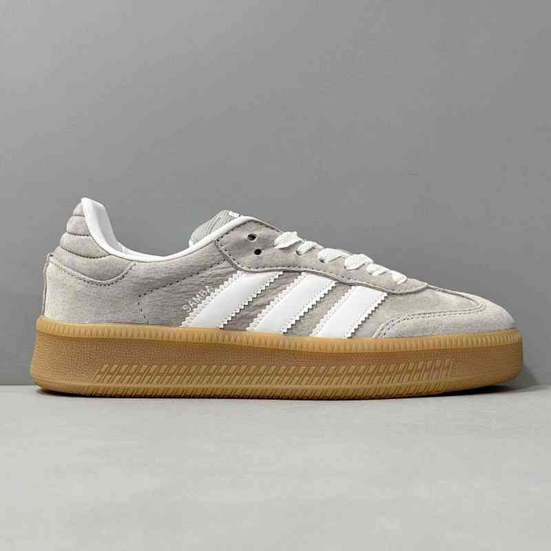 XR版本 猪八灰白IE1370 阿迪达斯三叶草adidas originals Samba XLG 百搭休闲 轻松舒适防滑耐磨 低帮 板鞋 男女同款