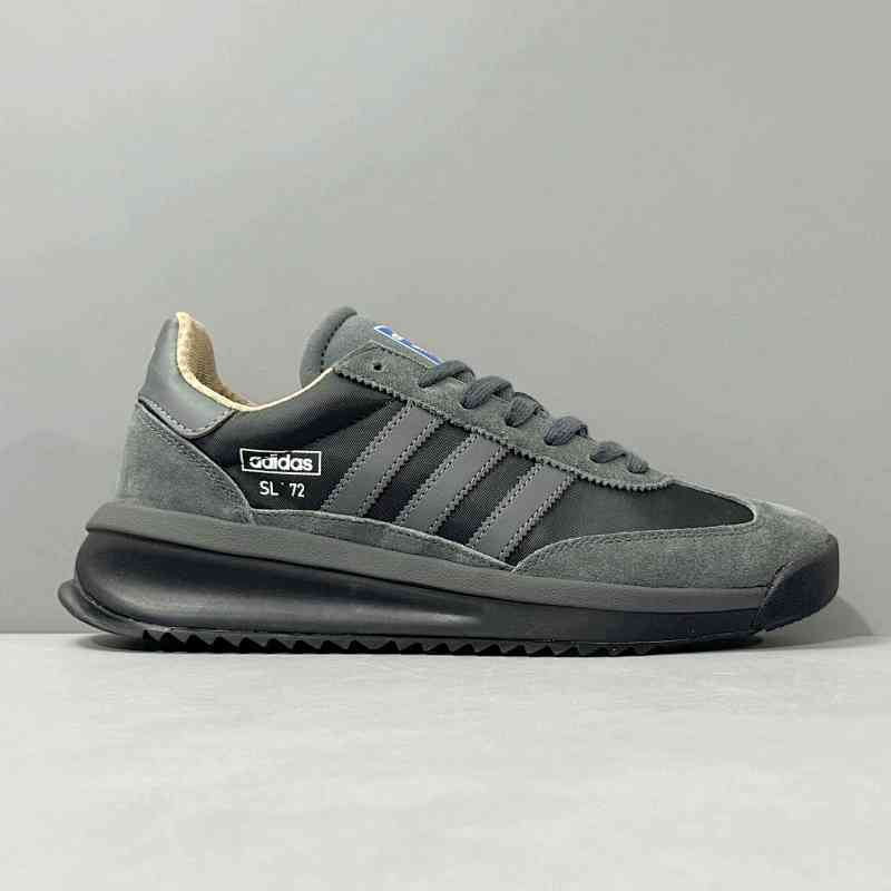 HR版本 2代-黑色IH5569 阿迪达斯三叶草adidas originals SL 72 舒适轻盈 耐磨 低帮 生活休闲鞋 男女同款 黑色