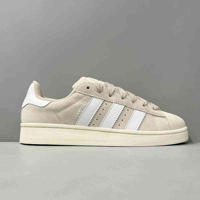 V版顶级 卡其色HP2924 阿迪达斯三叶草Adidas Originals Campus 00s 防滑耐磨轻便低帮板鞋 女款 头层麂皮