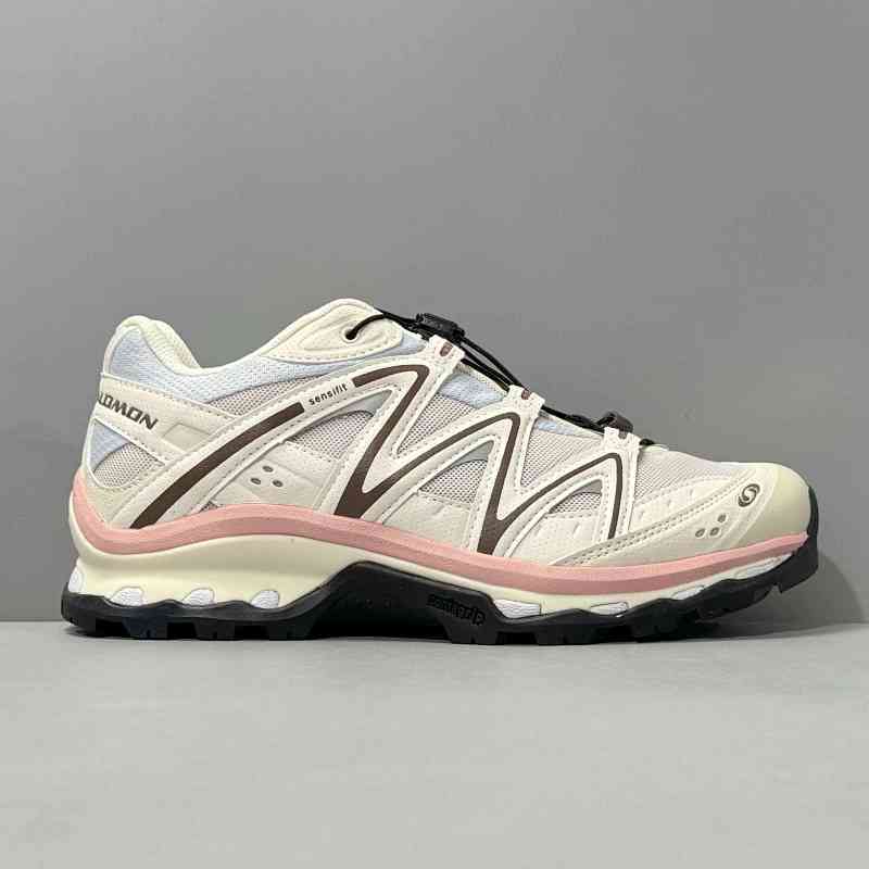 BK版本 XT-Q 绿X 白香槟417589 SALOMON萨洛蒙 XT-Quest 织物合成革 潮流 低帮 户外功能鞋徒步鞋 男女同款 白香槟色