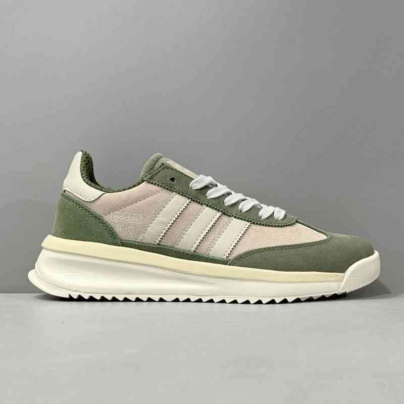 XG版本 2代-棕绿JI2520 adidas originals SL 72 RTN 舒适百搭 防滑耐磨低帮 生活休闲鞋 男女同款 棕色
