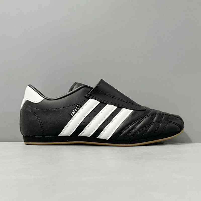 YH版本 黑色JQ4775 阿迪达斯三叶草adidas originals Taekwondo 时尚百搭 防滑 低帮训练鞋 女款 黑色