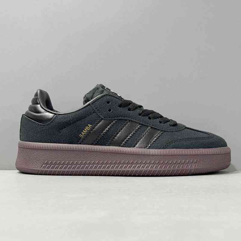 XR版本 黑棕ID3201 阿迪达斯三叶草adidas originals Samba XLG 百搭休闲 轻松舒适防滑耐磨 低帮 板鞋 男女同款