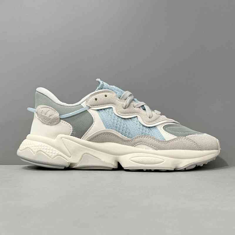XG版本 水管2代-灰蓝ID9822 阿迪达斯三叶草adidas originals Ozweego 防滑 低帮 运动休闲鞋男女同款 灰蓝