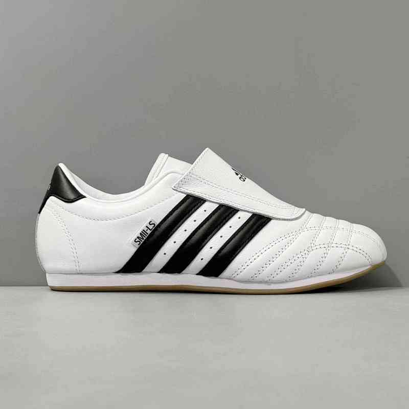 V版顶级 白色JQ4774 阿迪达斯三叶adidas originals Taekwondo 运动舒适 防滑耐磨包裹性 低帮 训练鞋 女款 白黑