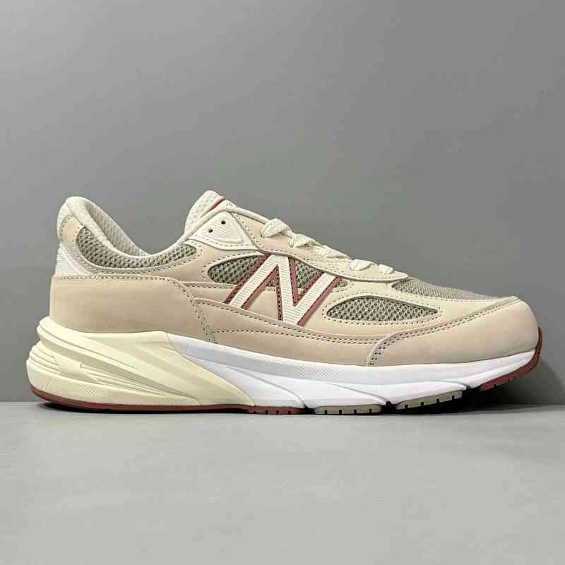 总裁版本 联名灰U990LO6 Loro Piana x New Balance NB 990 V6 舒适百搭防滑耐磨 低帮跑步鞋 男女同款 灰色