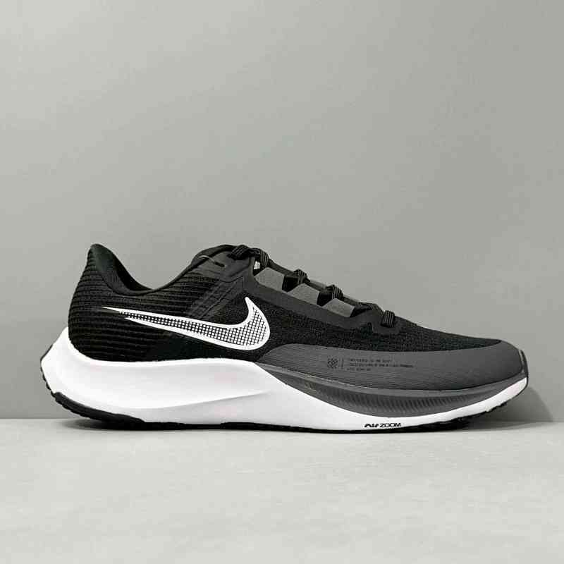 CG版本 黑白CT2405-001 Nike Zoom Rival Fl 3 耐穿 网布橡胶减震防滑透气包裹性 低帮 Air Zoom 训练跑步鞋 男女同款 黑