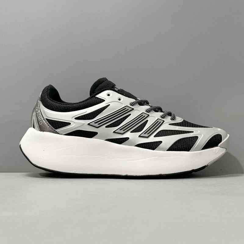 HG版本 黑银JQ5658 阿迪达斯三叶草atmosx adidas Adizero Aruku 舒适百搭耐磨 低帮跑步鞋 男女同款 黑银