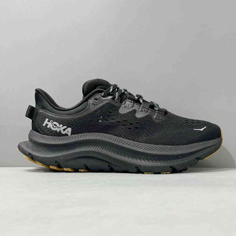 LH版本 卡瓦纳2代-黑色1147930-BBLC HOKA ONE ONE Kawana 2耐磨透气 低帮 休闲跑步鞋 男女同款 黑色