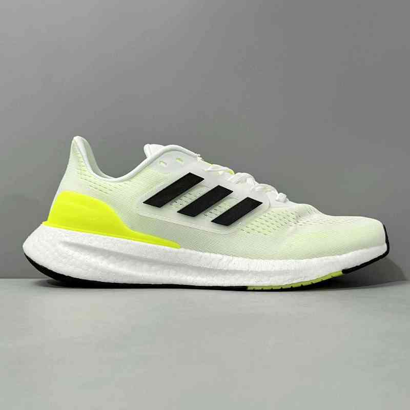 HG版本 UB23 白绿黑IF2379 阿迪达斯三叶草 adidas Pureboost 23 时尚舒适防滑透气 低帮 休闲跑步鞋 男款 白绿黑
