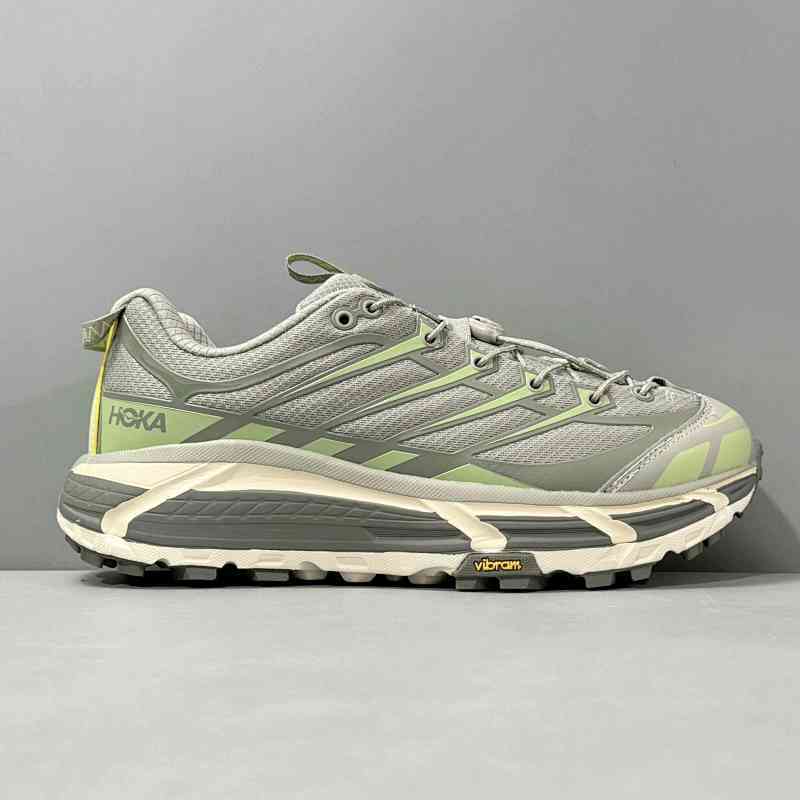 DF版本 玛法特2.5/米绿1141572-BYS HOKA ONE ONE Mafate Three 2 简约百搭舒适减震防滑 低帮 越野跑步鞋 男女同款 米绿