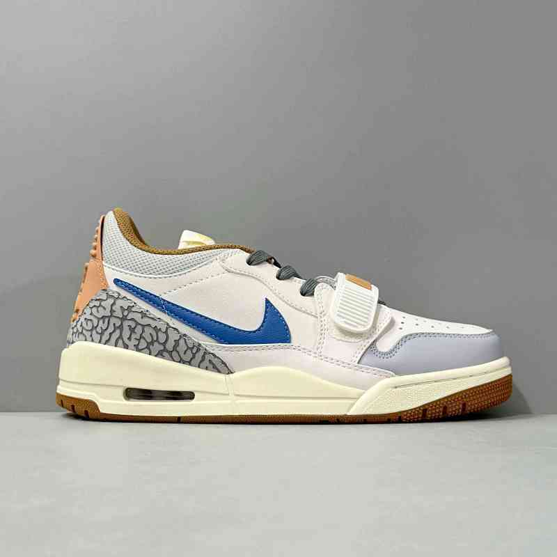 PP版本 龙年限定/米棕色HF0746-041 Jordan Legacy 312 Low 防滑 低帮 复古篮球鞋男款 米粽/灰褐色/爆裂纹 龙年限定