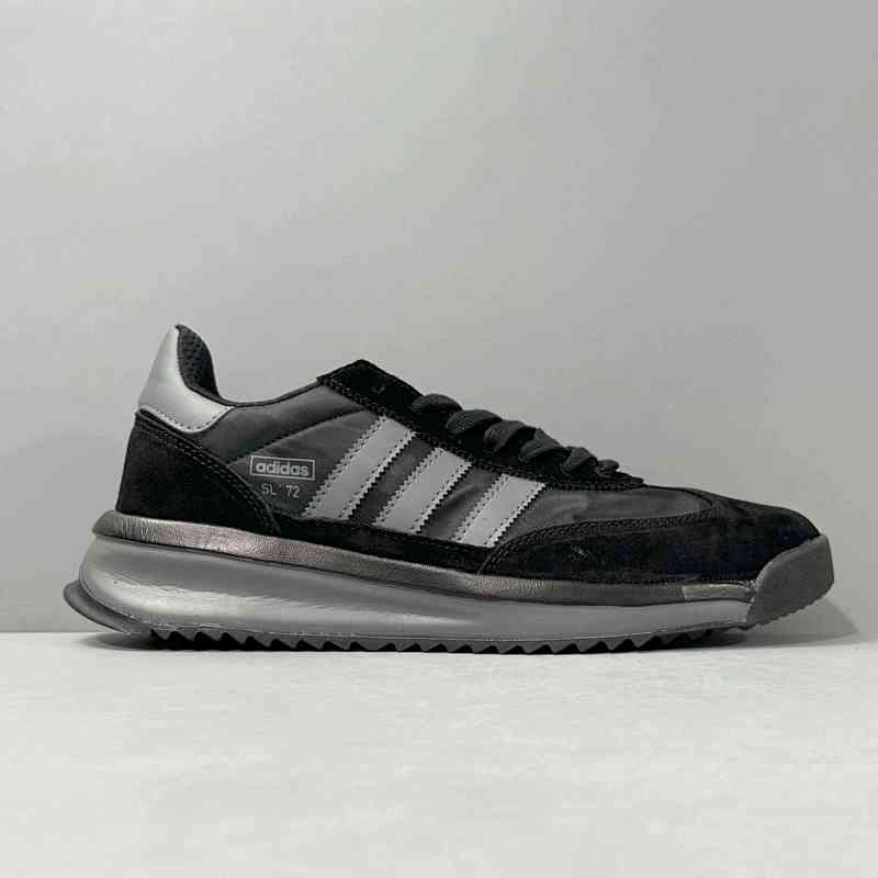 XG版本 2代-黑灰JI2506 阿迪达斯三叶草adidas originals SL 72 RTN 舒适 防滑耐磨 低帮生活休闲鞋