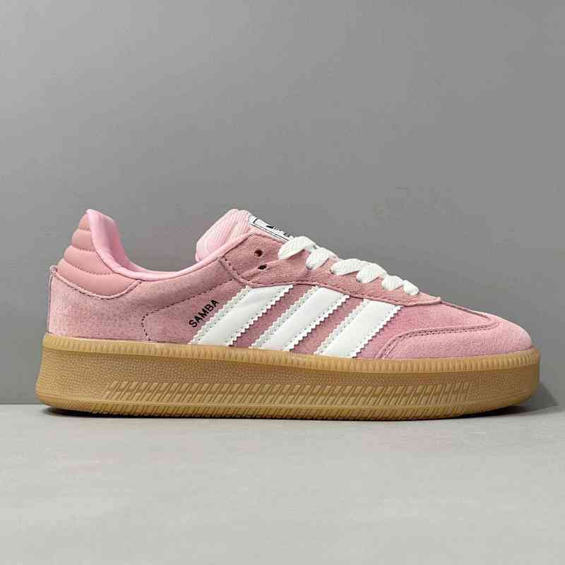 XR版本 猪八粉红IE1576 阿迪达斯三叶草adidas originals Samba XLG 百搭休闲 轻松舒适防滑耐磨 低帮 板鞋 男女同款