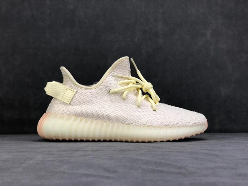 YS精品 小OG版本 巴斯夫 美金标 椰子350V2 放店 阿迪达斯  Adidas Yeezy Boost 350V2 黄油 奶油黄 F36980 butter尺码36-48半码 爆米花