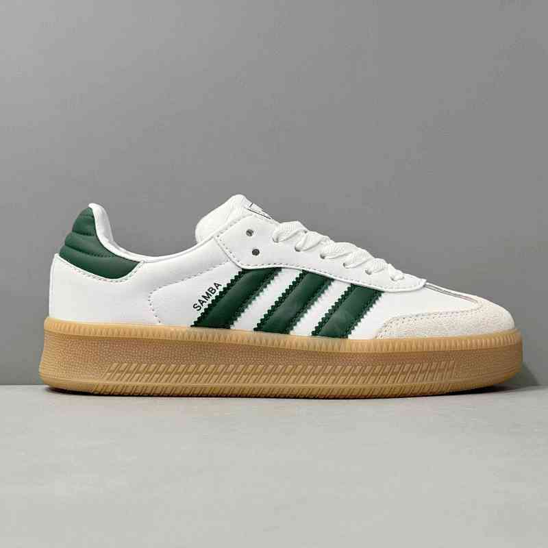 XR版本 白绿IE1373 阿迪达斯三叶草adidas originals SAMBA XLG 防滑减震 低帮 板鞋 男女同款