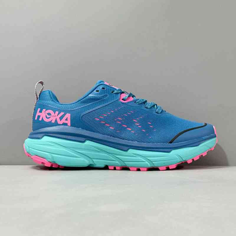 LH版本 挑战者6-蓝色1106512-VBAT HOKA ONE ONE Challenger Atr 6 防滑耐磨 低帮跑步鞋 女款 蓝色