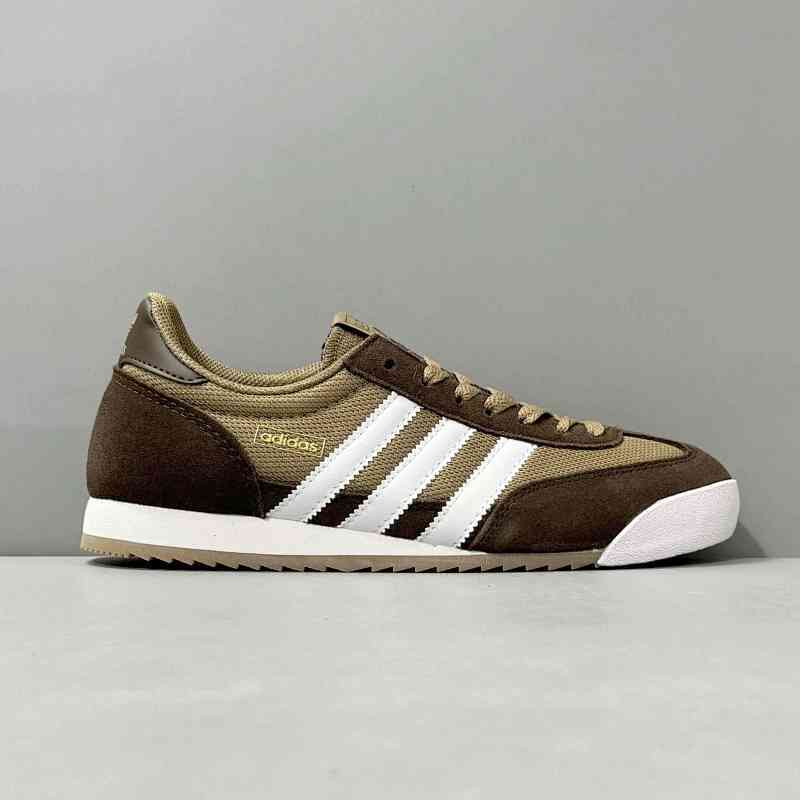 YH版本 R71-棕白IH1323 阿迪达斯三叶草adidas originals R71 舒适 防滑 低帮 生活休闲鞋男女同款 棕白色