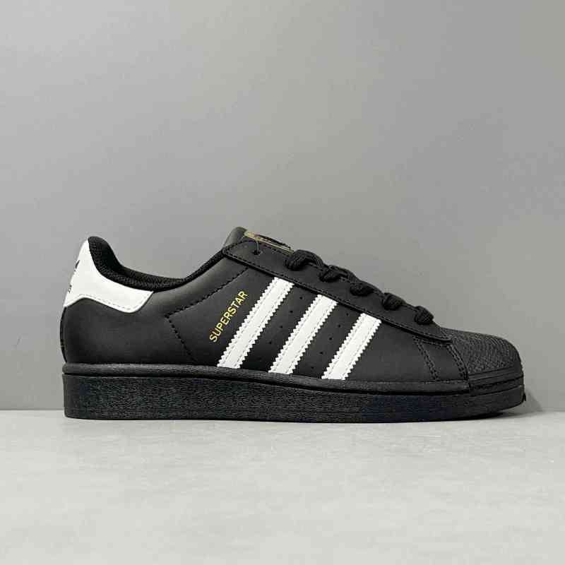 PP版本 黑白金标EG4959 阿迪达斯三叶草贝壳头 Adidas Originals Superstar潮流低帮耐磨板鞋 男女鞋