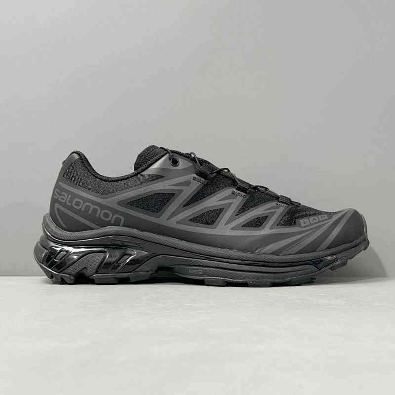 BK版本 P23 放店私信 BK版本 萨洛蒙XT-6系列 黑色/日食410866  Salomon 萨洛蒙XT-6系列 防滑耐磨低帮跑步鞋 户外功能鞋  男女同