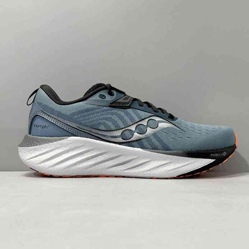 LG版本 蓝灰S20964-213 索康尼Saucony TRIUMPH 22 胜利22 舒适百搭减震耐磨 低帮 休闲跑步鞋 男款 蓝灰