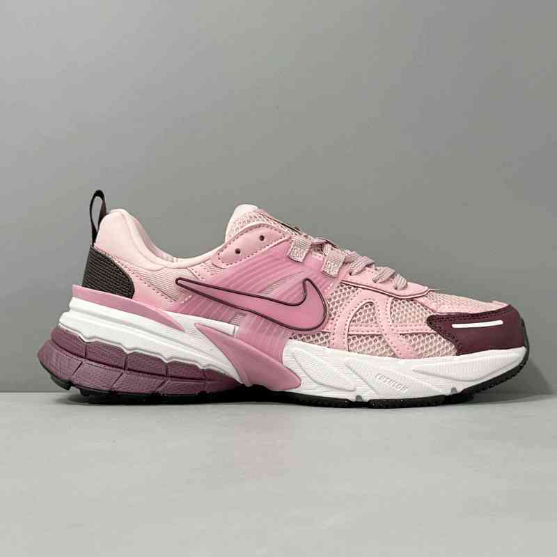 DJ版本 酒红粉FN0738-106 Nike V2K Run 简约舒适减震防滑耐磨 低帮跑步鞋