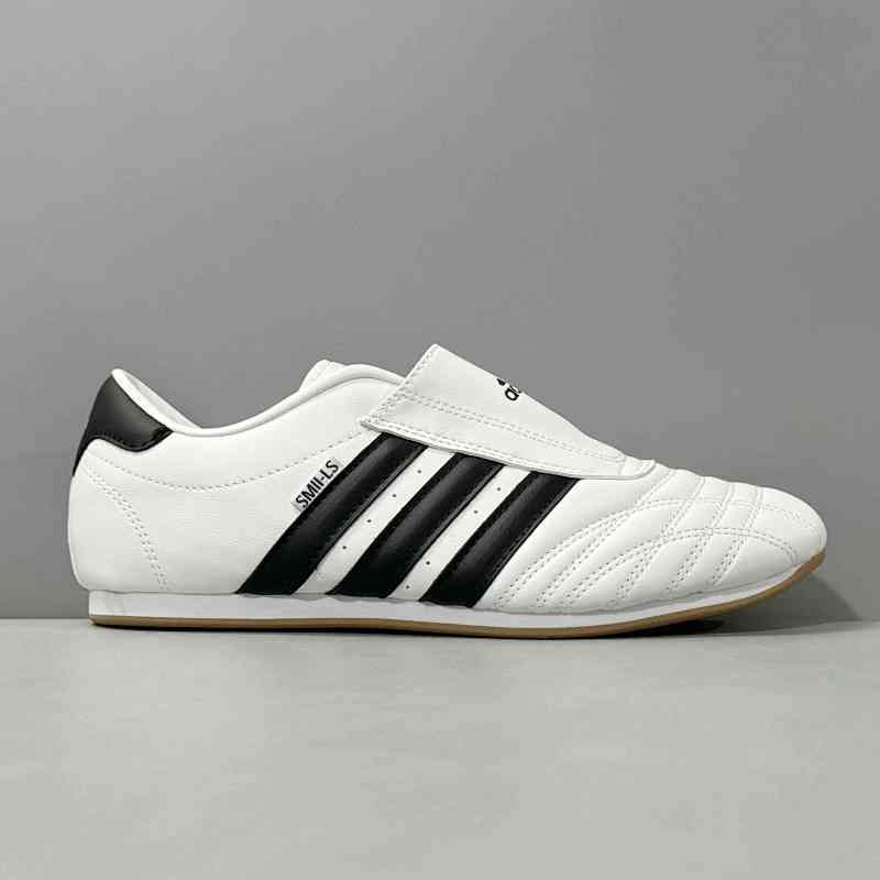 YH版本 白色JQ4774 阿迪达斯三叶adidas originals Taekwondo 运动舒适 防滑耐磨包裹性 低帮 训练鞋 女款 白黑