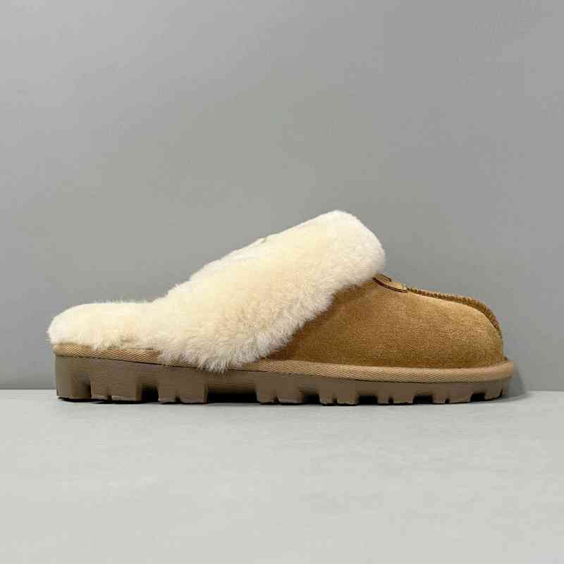 LZ版本 星拖-栗色5125-CHE UGG Coquette Slipper 懒人一脚蹬 时尚凉拖 女 款 栗色