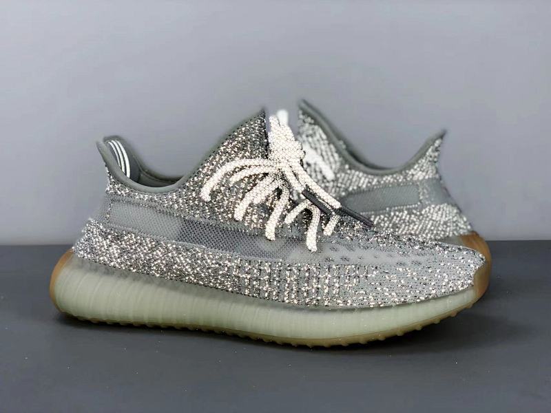 VK纯原版本椰子350V2 放店  精品巴斯夫 阿迪达斯  Adidas Yeezy Boost 350V2 "Yeshaya Reflective"_FX4349 灰满天星  尺码36-48半码