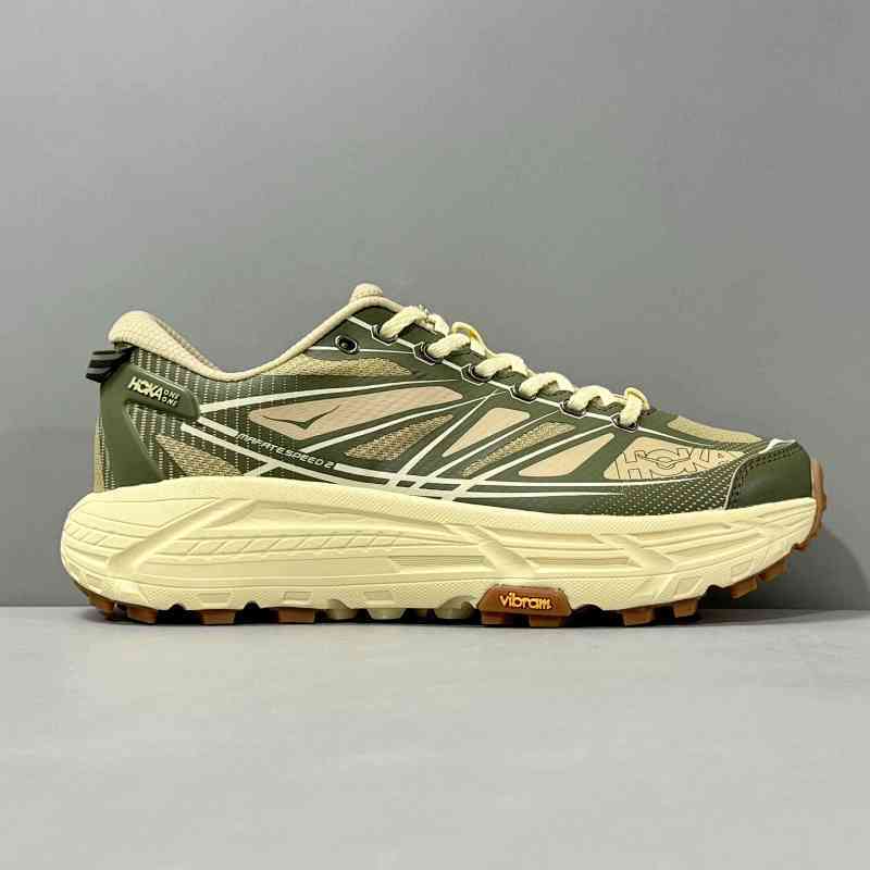 DF版本 玛法特2代/END联名/灰褐1155750-THV END. x HOKA ONE ONE Mafate Speed 2 Overland休闲美观 织物防滑耐磨 低帮 休闲跑步鞋