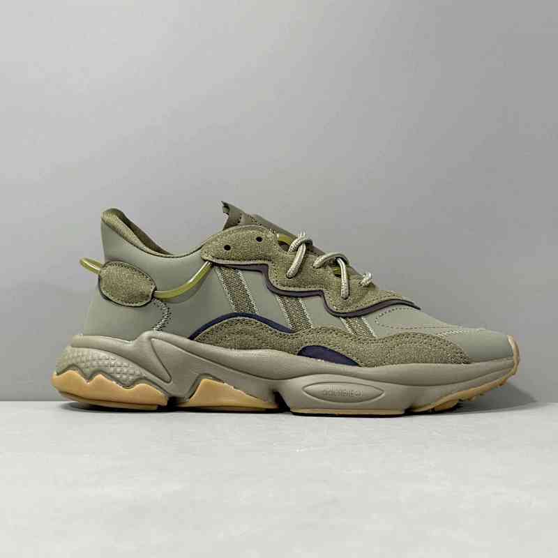 XG版本 水管1代-军绿EE6461 阿迪达斯三叶草adidas originals Ozweego 舒适防滑耐磨轻便 低帮 马拉松跑步鞋 男女同款 军绿