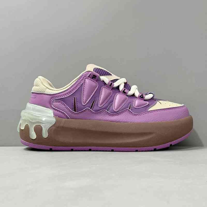 BK版本 紫棕F12W411201FPA FILA斐乐 CARROT 萝卜鞋1.0 百搭休闲舒适 减震耐磨 低帮 板鞋 女款 紫棕