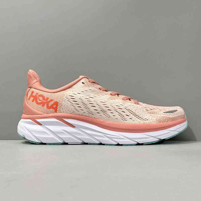 LH版本 克里夫顿8-粉色1119394-CSPY HOKA ONE ONE Clifton 8 舒适 休闲 透气 低帮跑步鞋 女款 粉色