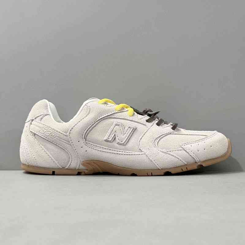 YH版本 白色 New Balance xMIU MIU缪缪 NB 530 圆头系带防滑 低帮 生活休闲鞋 男女同款 白色