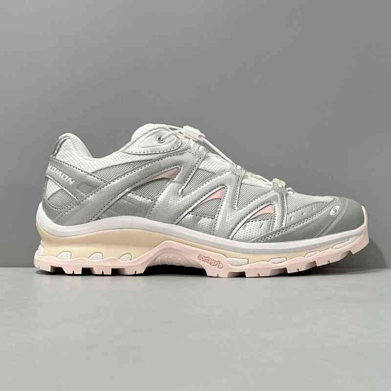 BK版本 XT-Q 绿X 冰川灰475420 SALOMON萨洛蒙 XT-Quest 运动休闲 防滑 低帮户外功能鞋 男女同款 灰白粉